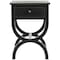 Safavieh Maxine Accent Table- Black - 26.75 x 15 x 18 in. AMH6608B - alternate 1